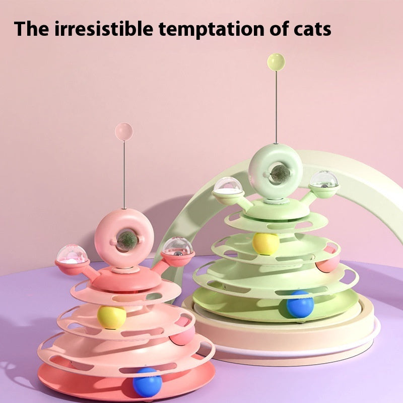 Pawower Pets™ Cat Turntable Self-Hi Cat Teaser